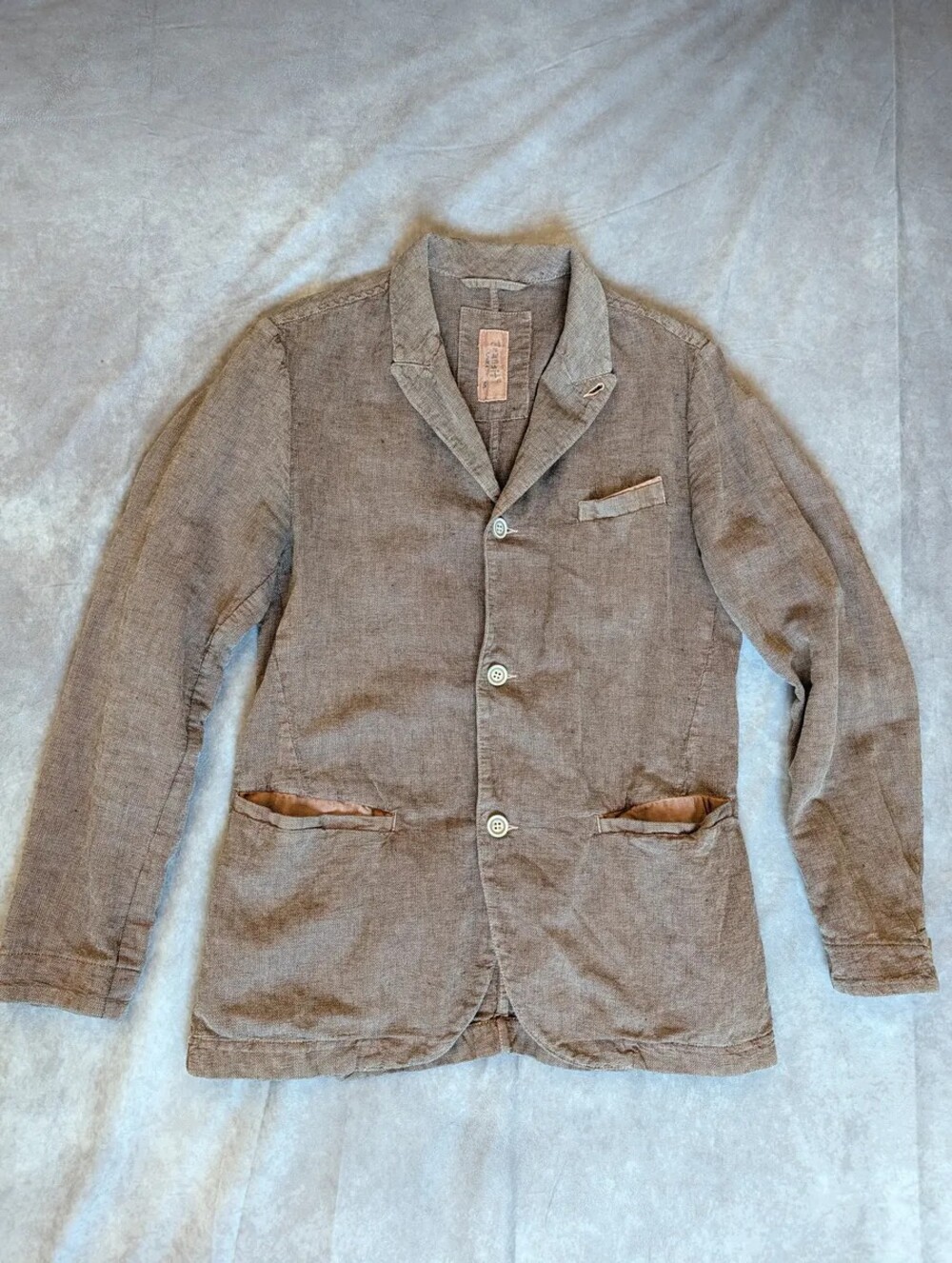 Dyed Linen Blazer
